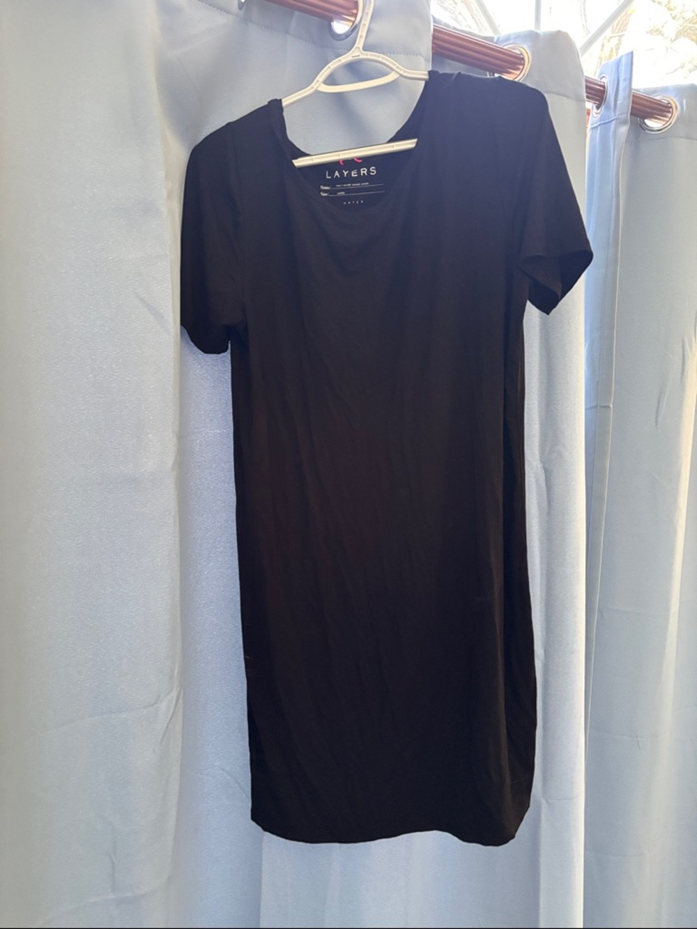 Hatch maternity Black Short Sleeve Tee Dress